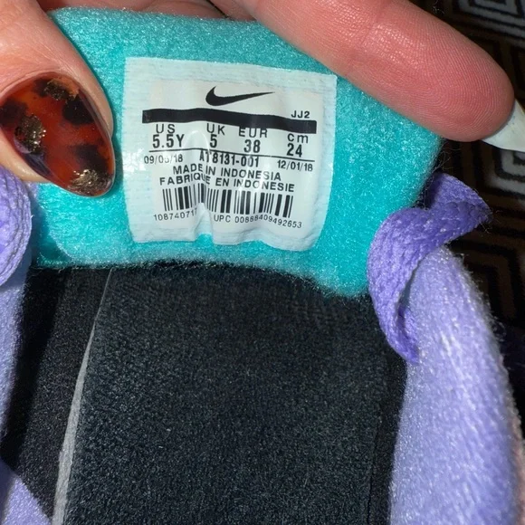 Nike Air Max 1 "Have A Nike Day" Sneakers- Teal, Purple, Pink, Black- Women’s 7 - Picture 11 of 12